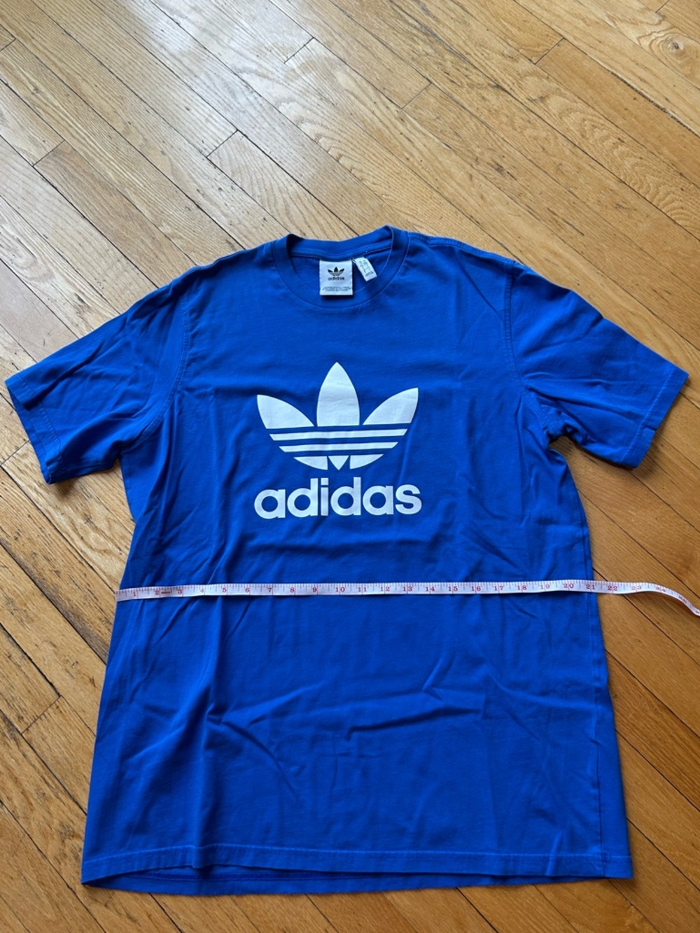 adidas Originals Men's Trefoil Logo T-Shirt – Royal Blue – Size Large